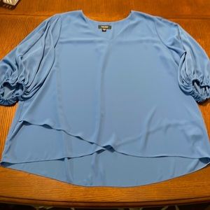 Karen Kane Blue Blouse. - Sz 2X